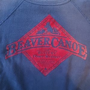 Vintage Beaver Canoe Sweatshirt